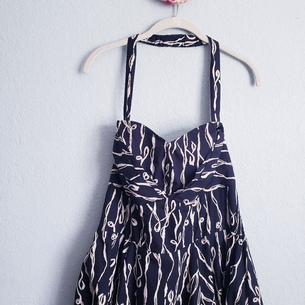 Anthropologie Girls from Savoy Cerys Halter Midi Dress - Picture 4 of 9